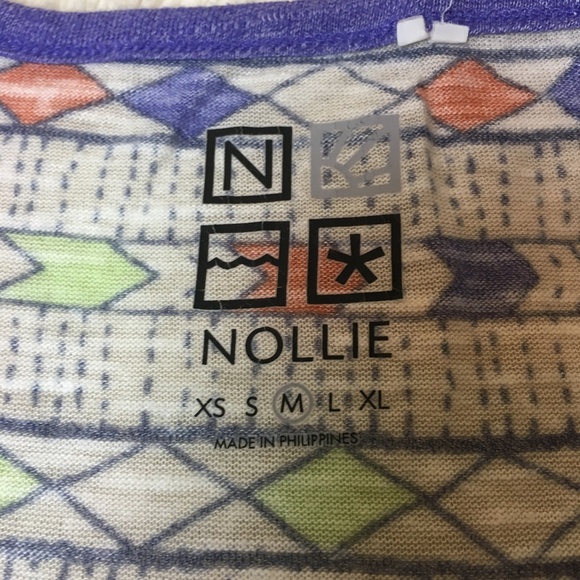 Nollie Purple and Multicolor Short Sleeve Tee - Picture 3 of 5